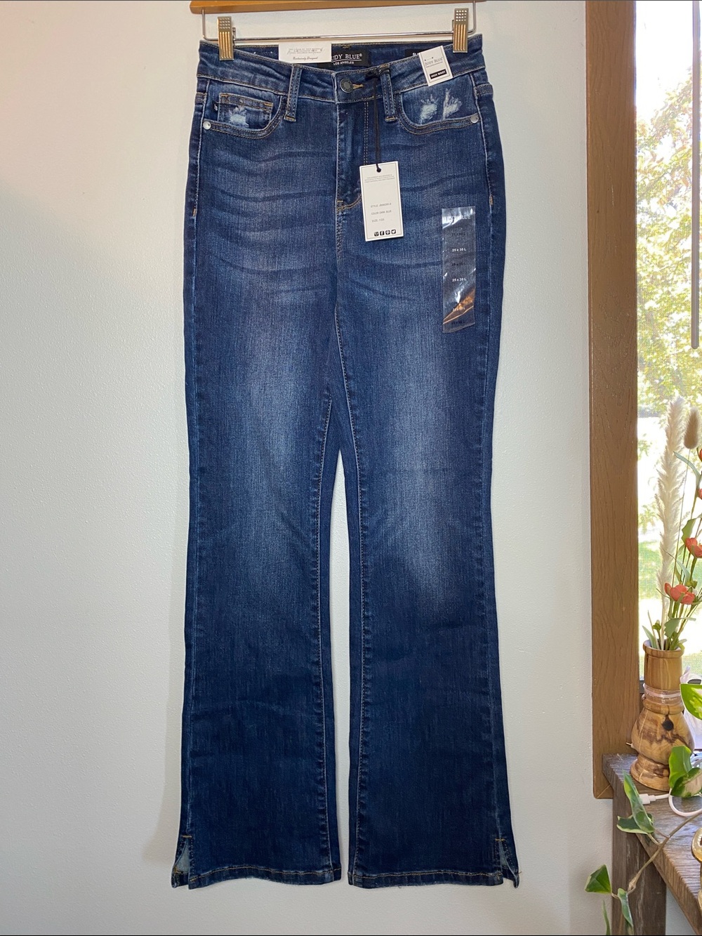 Judy Blue Indigo Flare High Waist Slim Bootcut Jeans